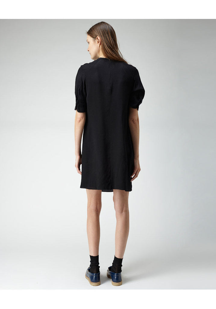 Pleated Neck Dress