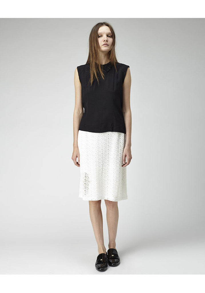 Sleeveless Crepe Top