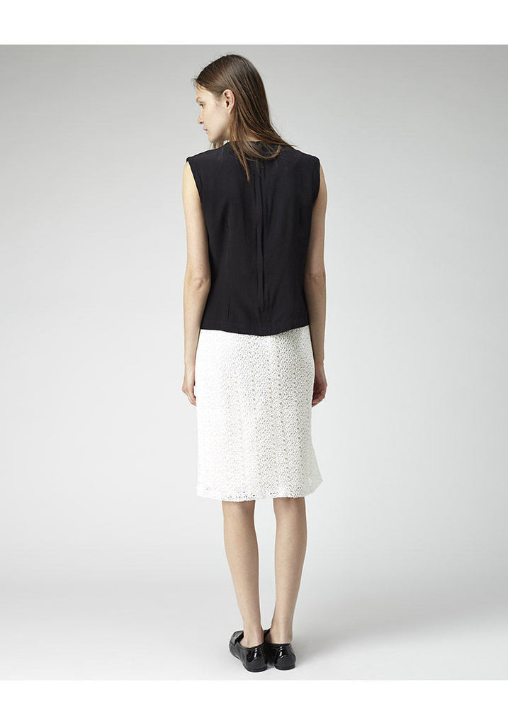 Sleeveless Crepe Top