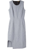 Striped Cutaway Dress