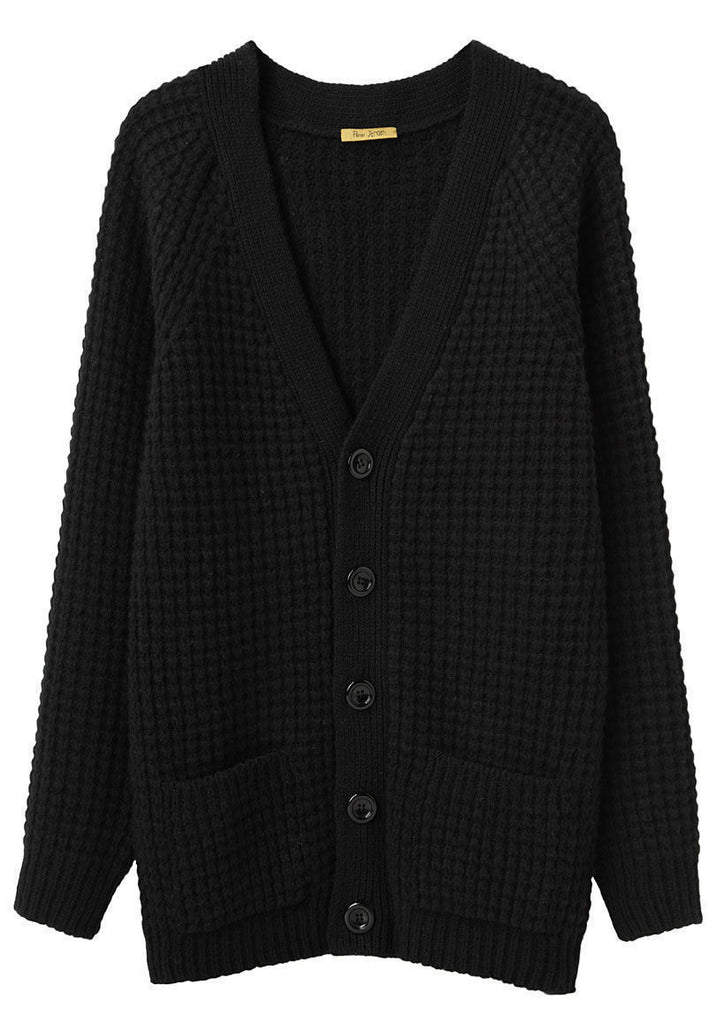 Waffle Cardigan