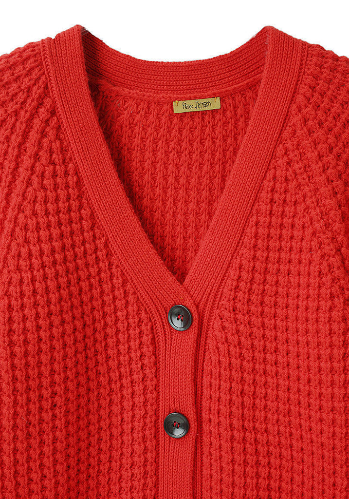 Waffle Knit Cardigan