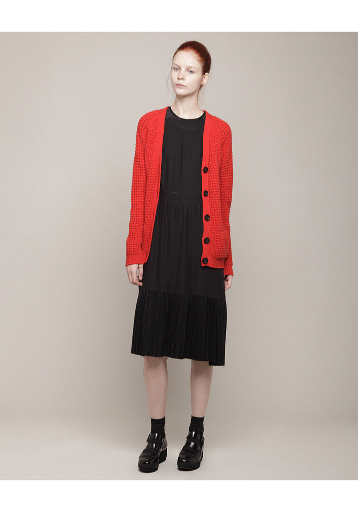 Waffle Knit Cardigan