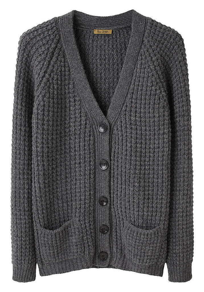 Waffle Knit Cardigan