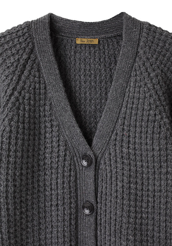 Waffle Knit Cardigan
