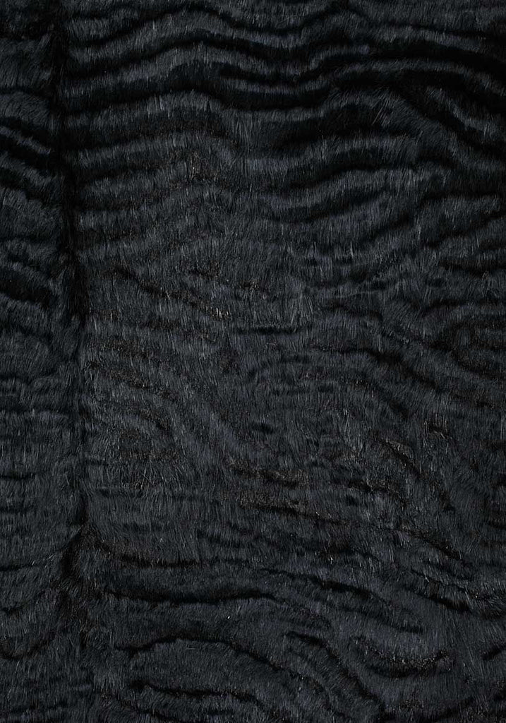 Suede Fur Propeller Coat