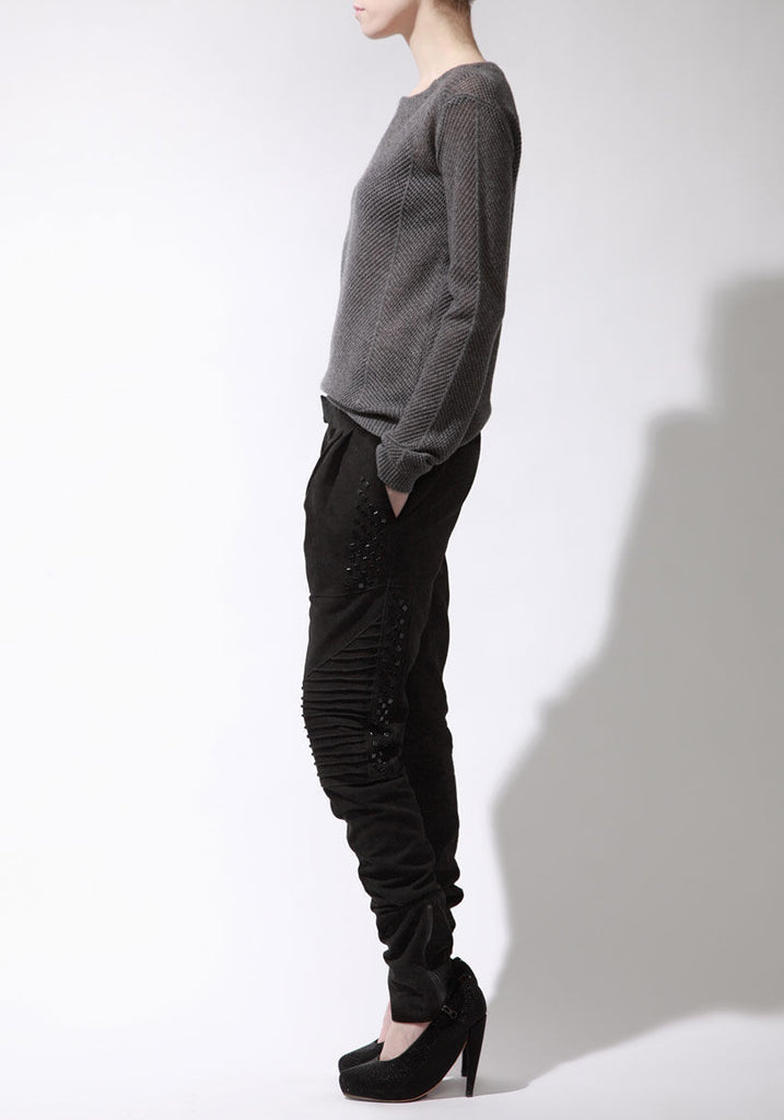 Suede Marina Pants w/ Studs
