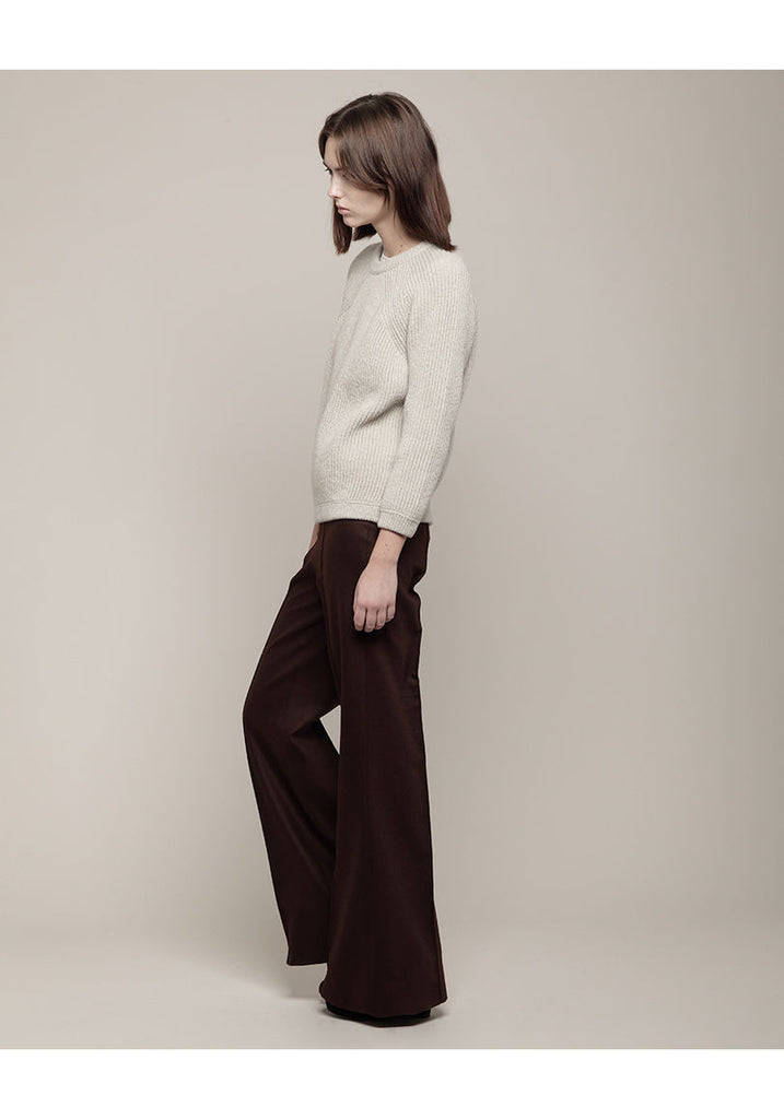 Seamed Wool Trouser