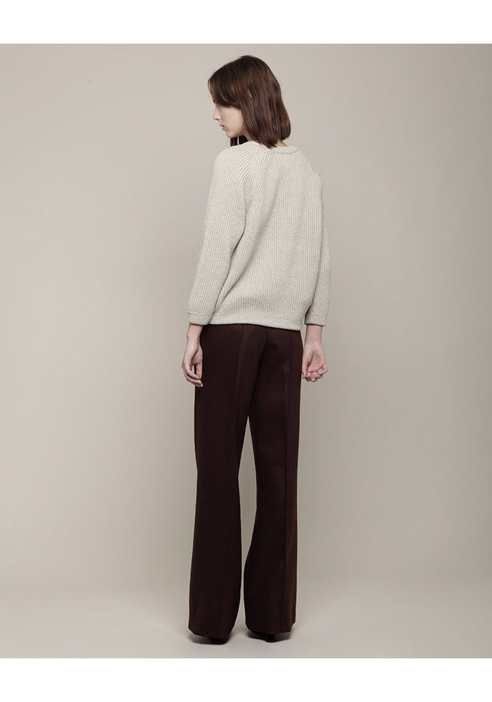 Seamed Wool Trouser