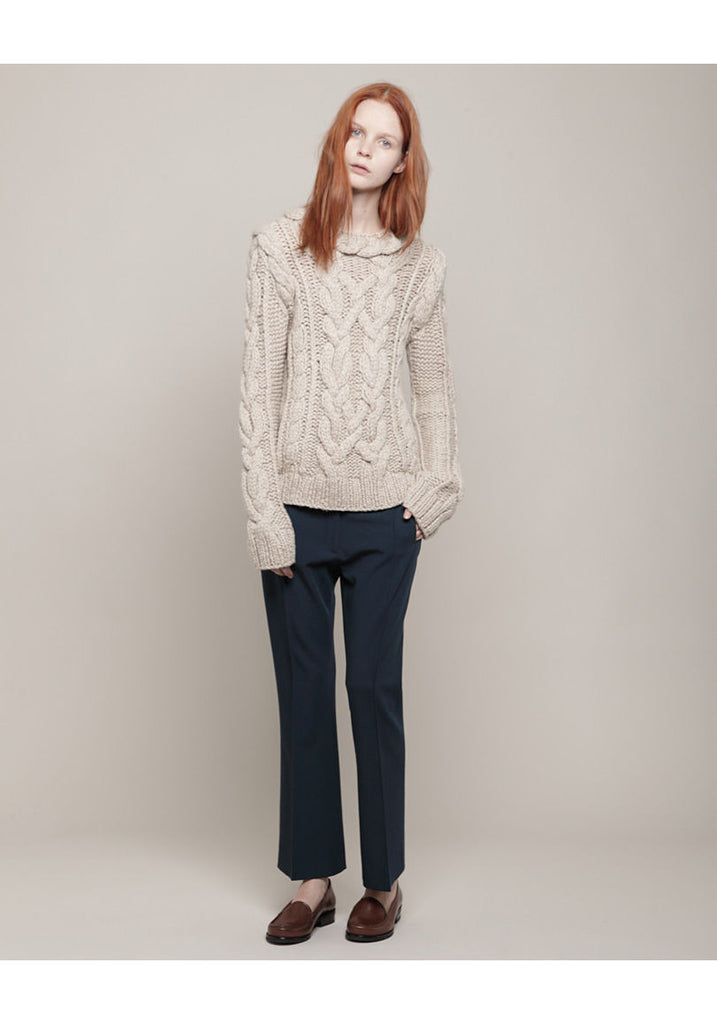 Textured Wool Trouser
