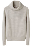 Waffle Knit Turtleneck