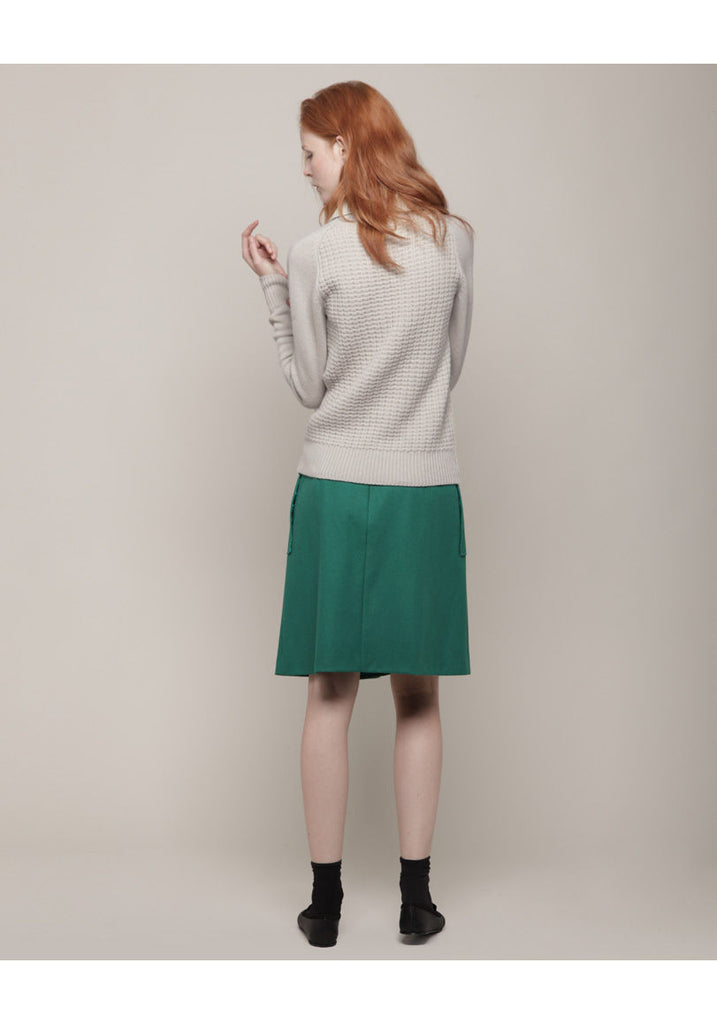 Waffle Knit Turtleneck