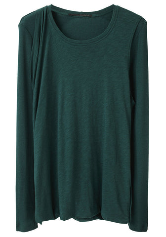 Drape Back Crewneck