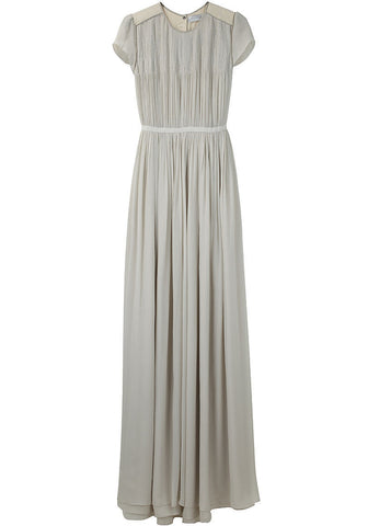 Gown w/ Thread Embroidery