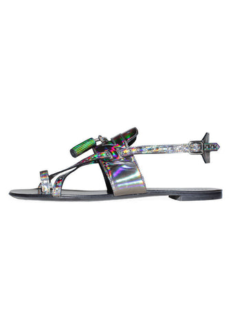 Hologram Tassle Sandal