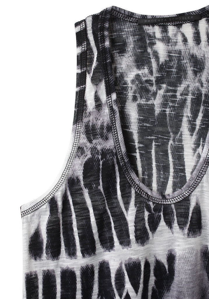 Large Shibori Print Tank