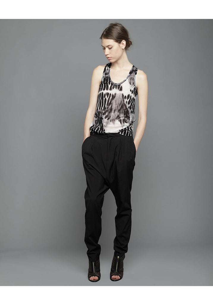 Large Shibori Print Tank