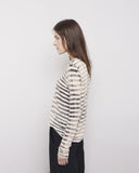 Long Sleeve Striped Tissue Tee