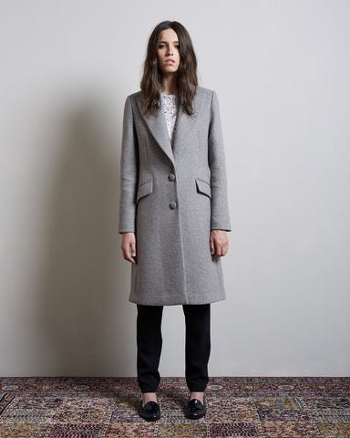 Single Breasted Long Coat