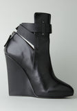 Single Buckle Wedge Boot