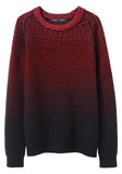 Textured Ombre Pullover