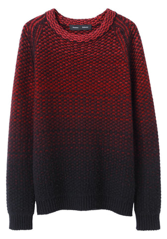 Textured Ombre Pullover