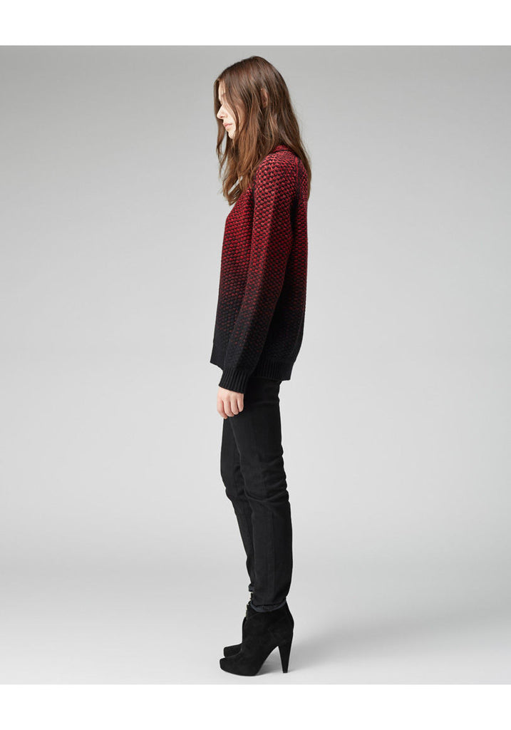 Textured Ombre Pullover