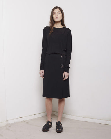 Turnlock Pencil Skirt