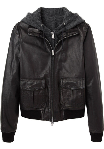 Hooded Flight Jacket – La Garçonne