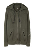 Hoodie With Contrast Zip