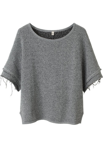 Reversible Drop Shoulder Pullover