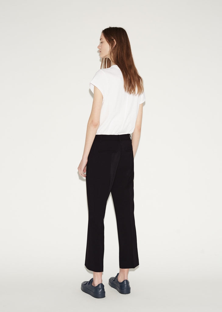 Front Pleat Crop Trouser