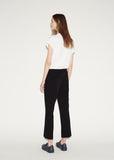 Front Pleat Crop Trouser