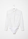 Poplin Shirt Bodysuit