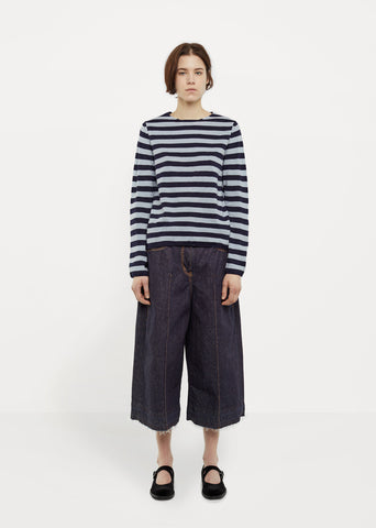 Striped Crewneck Pullover