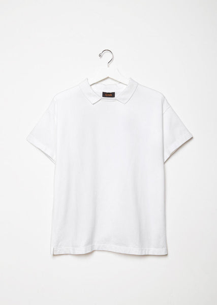 【chimala】PIQUE SKIPPER PULL Unisex Skipper Polo Shirt by Chimala - La Garçonne