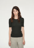 Fine Rib Tee-Shirt