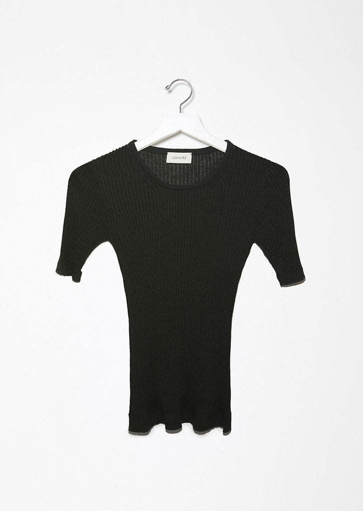 Fine Rib Tee-Shirt