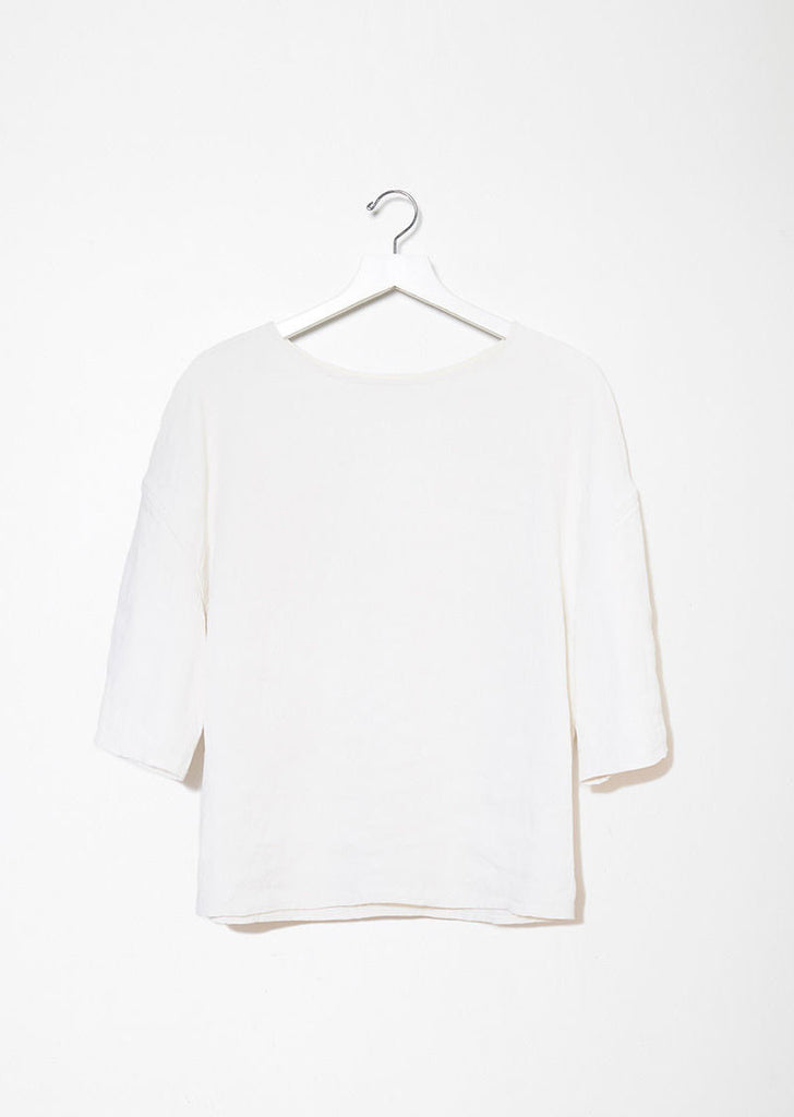 Structured Linen Top