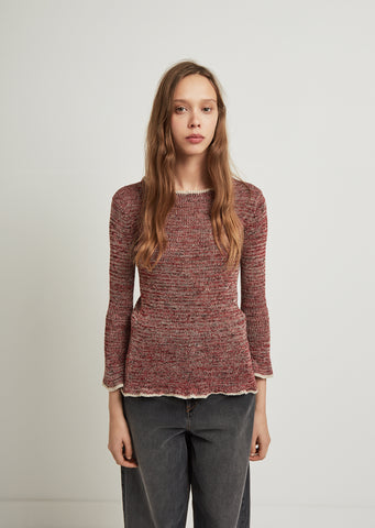 Barett Ribbed Linen Sweater