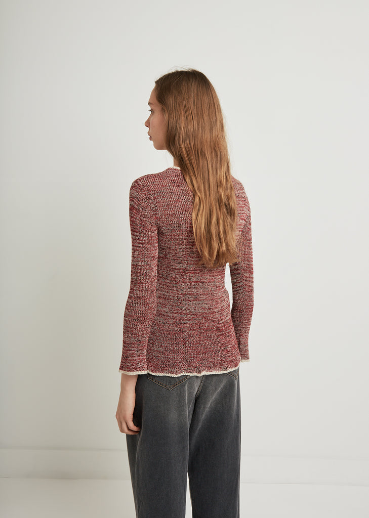 Barett Ribbed Linen Sweater