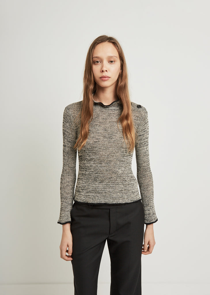 Barton Ribbed Linen Sweater