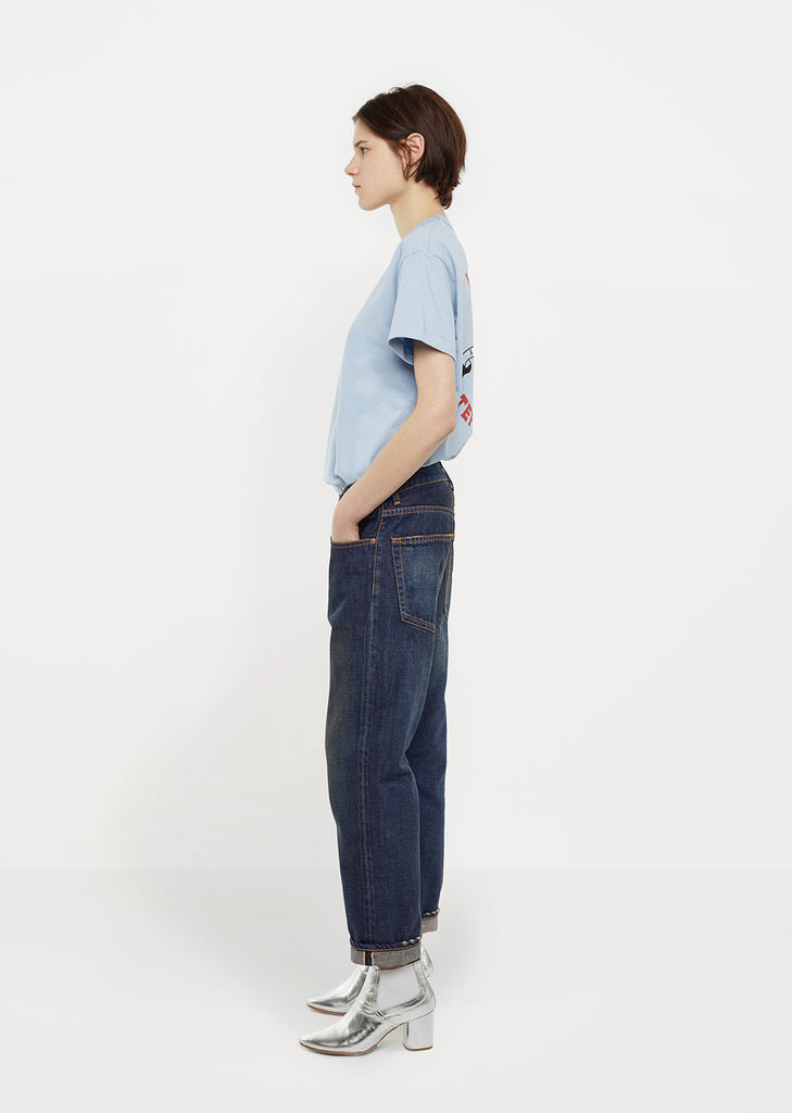 Selvedge Vintage Treated Relaxed Jeans