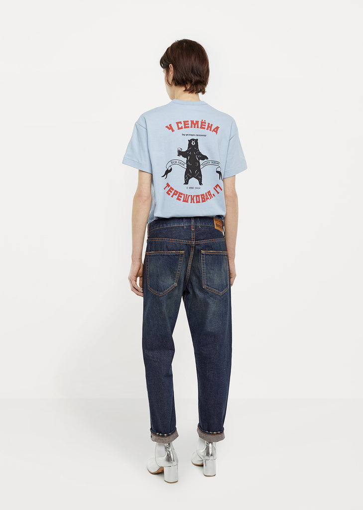 Selvedge Vintage Treated Relaxed Jeans