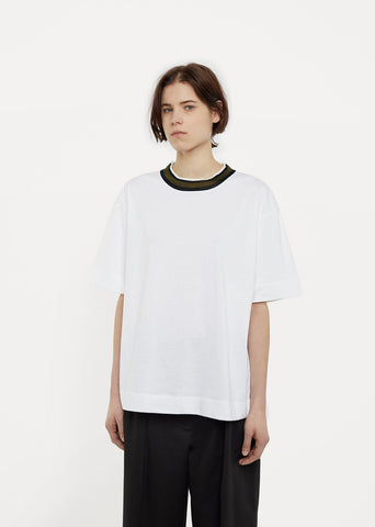 Contrast Rib Top