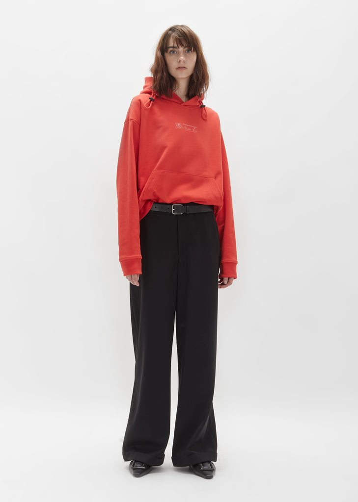 Double Drawcord Hoodie