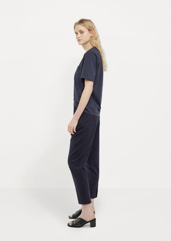 One Pocket Mock Neck Tee