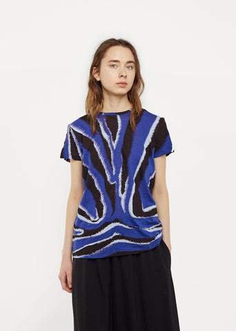 Printed Cotton Tissue Tee