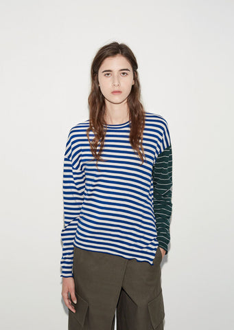 Contrast Stripe Sweater