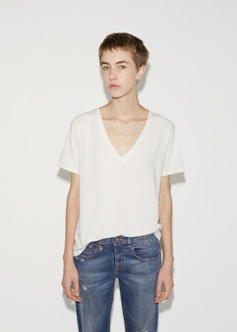 Low V-Neck Tee